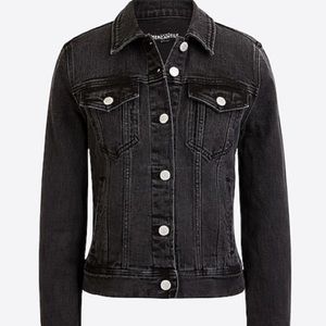 J Crew Black Denim Jacket